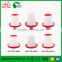 Durable feeder tray , medium feed plate , plastic poultry feeder equipment in red