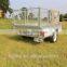 6x4ft Hot Dipped Galvanized Fully Weld Single Axle Trailer With Steel Cage Used For Farm