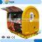 Street Colorful Juice Bar Food Kiosk For Sale