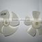 Plastic fan blade for shaded pole motor / Air conditioner fan blade / Plastic blade for cooling system
