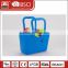 Wholesale custom mold supplier plastic 7L shopping basket for lady shopping bag