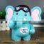 Small animals plastic toys/lovely Elephant shape toys/OEM custom plastic toy