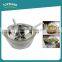 New design stainless steel iced salad bowl with dome lid