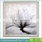Home Decor Handmade Art Modern Canvas White Flower Oil Painting
