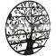 Tree Design Black Metal Wall Mounted 6-Tier Nail Polish Organizer Rack Rack