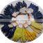 DDSAFETY Cotton Jersry Liner With 3/4 Blue Nitrile Coating With Knit Wrist