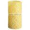 S/3 Medallion Design LED Flameless Candles