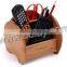 Chinese multifunctional bamboo or wood storage bins for study ,home and office