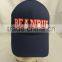 Custom 100% Cotton Baseball Cap with embroidery patch