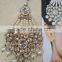 Hair accessory JHOOMAR JHUMAR passa TIKA CRYSTAL BEADS GOLD PLATED