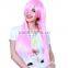 Bright Colorful Women Synthetic Hair Wig Halloween Cosplay Costume Party Wigs High Quality