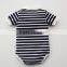 Polo Baby Shirt Designs Romper White With Black Stripe Clothing Baby Wear Clothes