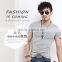 New 2016 Fashion Cheap V Neck short sleeve men t shirt