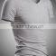 wholesale comfort super soft v-neck blank cheap men fitted 100% preshrunk combed cotton t-shirts