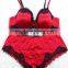 Young Girl 2016 New Design Ladies Sexy Hot Bra Set Panty Lingerie Fancy Lovely OEM Quality Revealing Lingerie