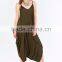 New arrival spaghetti straps festival season harem jumpsuit clothes women