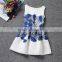 2015 New Design Ruffle Chiffon Flower Girl Dress