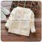 Sweet Baby Girls Cotton Sweaters Design With Beads and Bowknots For Children Knitted Cardigan