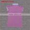 Plain pink color blank sleeveless women polo shirt