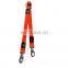 Nylon Double Handled Dog Pet Leash, dog double walking leash.