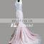 Hot Sale Sweetheart Cutout Neckline Stone Beaded Pink Sexy Mermaid Long Prom Dress