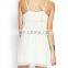 CHEFON Trimmed Cami Crochet Beach Dress