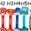 hot selling creative good quality korea cartoon character buttons cable winder/earphone plastic bobbin winder