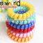 mini colorful polka dot telephone hair ties for hair elastic band
