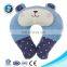 Funny promotional plush squirrel u shape baby neck pillow cute soft plush airline pillow