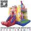 lovely clown inflatable slide bouncer obstacle for sale