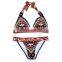 OEM women fashion retro national swimwear sexi bikinis bathing suit