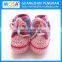 Crochet Newborn Girl Ankle Boots Sport Shoes Knitted Boots Pink and Lavender