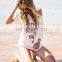 sexy beach summer women clothing deep v neck t shirt oversize print short sleeve t shirt