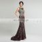 2016 New Arrival Appliqued Beaded Sleeveless Formal Evening Gowns Mermaid Evening Dresses