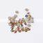 Crystal ab color flat back glass rhinestones for dresses decoration