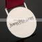 Customized 42m diameter copper plated laser engraved medal