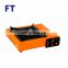 OEM ODM Salable cool rolled sheet portable camping gas stove with orange burner gas stove