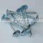 9BWG*2.5 Umbrella Head Box Construction Galvanized Roofing Coil Wire Nails Tacks With Washer
