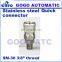 GOGO ATC Pneumatic Air Compressor sus 3/8 inch female Coupler Plug Socket Connector SM-30 quick fitting ss304 stainless steel