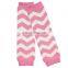 Baby zig-zag leg warmers Kids Unisex Cotton leggings Boy Girl Crawling Knee pads