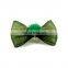 Wholesale pet show dog collar with bows charms flower accessories christmas dog hair bow