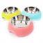 New Arrival anti-slip pet food bowl stainless steel for puppy dogs cats