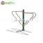 TUV certificated galvanized steel material garden sports equipment Dip station