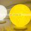 Creative 3D Moon Night Light USB Charging Touch Switch ABS Plastic Light For Sleeping