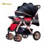aluminum frame luxury prams 3 in 1 baby strollers wholesale