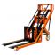 Electric forklift automatic stacker small hydraulic electric lift truck loading and unloading truck