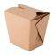 Brown Noodle Boxes-Kraft Cardboard Brown Pasta Boxes-Paper Folding Lid Noodle Box -Compostable- No Chemicals-Takeaway Packaging Box