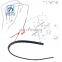 BRAND NEW AFTERMARKET 5 SERIES F10 LCI DOOR INNER SEAL WETHER STRIP PARTS