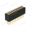 Dnenlink 1.27mm Pitch Dual Row H4.0mm Plane Contact Straight Female Header SMT Type PogoPin Header