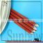 SUNBOW Red oxide silicone coated glass fibre sleeving China Suppliers